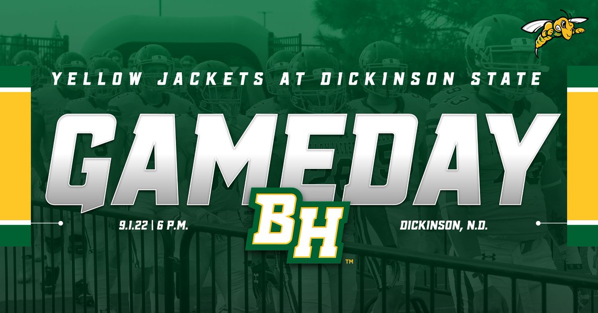 BHSUFB's tweet photo. Get ready, it's 𝐆𝐀𝐌𝐄𝐃𝐀𝐘!!!

We're up north tonight at Dickinson State to kick off the season at 6 p.m.!

⌚ 6 p.m.
💻 https://t.co/jTGaAHMtnJ
📻 KDSJ 980 AM/105.3 FM
📊 https://t.co/EwA9NnYFLp
📰 https://t.co/D6DgFHVGIt
🎟 https://t.co/GqnKYg52LU

#WEoverME x #WinnersWin https://t.co/oYI57SKnri