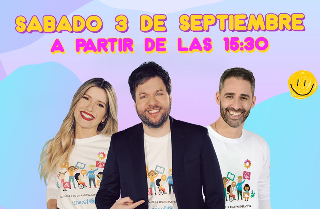 PtcRecargado's tweet photo. Este Sábado 3 de Septiembre 
15:30 Hs en @eltreceoficial 
Llega #UnSol2022 ☀️ a beneficio de @UNICEFargentina @UNICEF https://t.co/mUqvpgLIxi