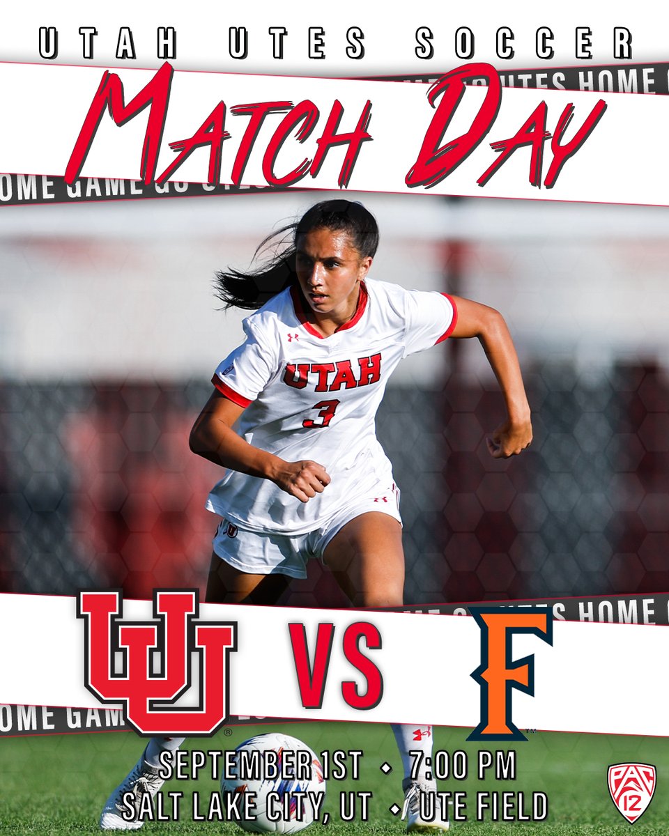🅼🅰🆃🅲🅷 🅳🅰🆈 ‼ 🙌

🆚Cal State Fullerton
📍Salt Lake City, Utah
🏟 Ute Field
🎟 UtahTickets.com 
⏰7 pm (MT)
 📊 bit.ly/3eb9kB5
💻 bit.ly/2HQyq7v

#GoUtes