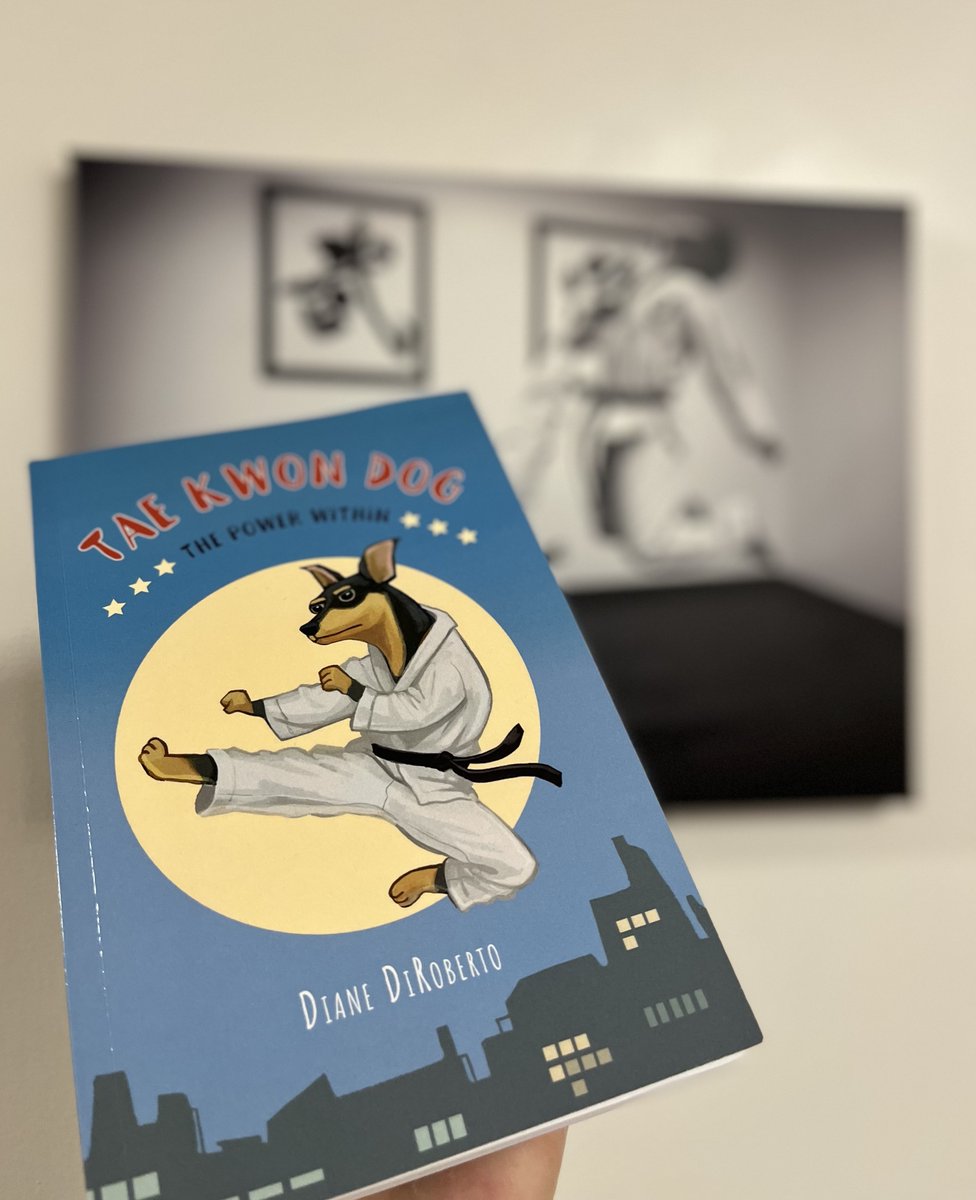 ddiroberto222's tweet photo. Love this photo by Joanna Ra, Agape Black Belt Center, Pittsford NY. She and her family made me feel most welcome while reading Tae Kwon Dog - The Power Within to their summer campers. They were delightful! #taekwondo, #taekwondokids, #taekwondofamily, #kidsactivities, #kidsmart https://t.co/WlmHanD1TO