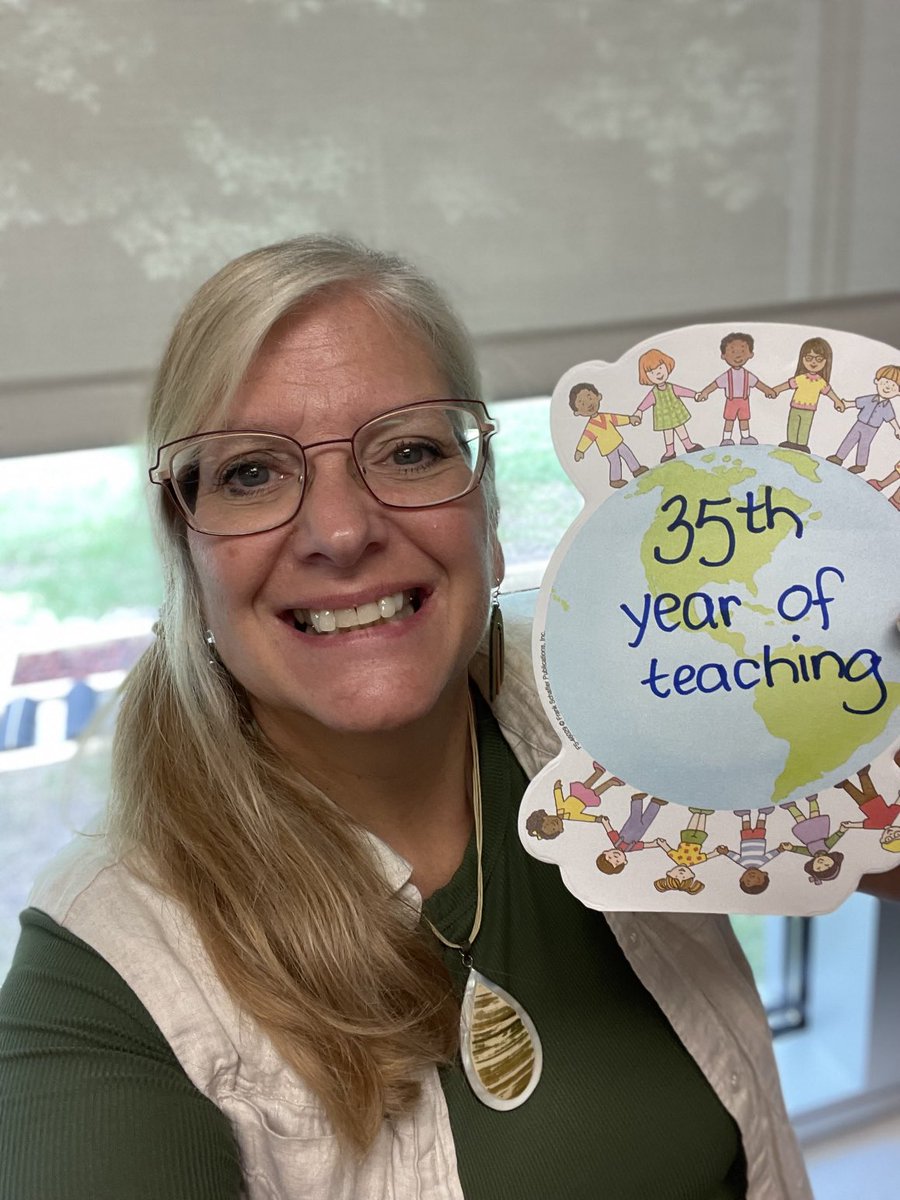 Finished Day 1 of my 35th year in education - (31 yrs @ WO) Still smiling and happy to be at WO!! Thank you WO for a great place to thrive! #panther #gowo