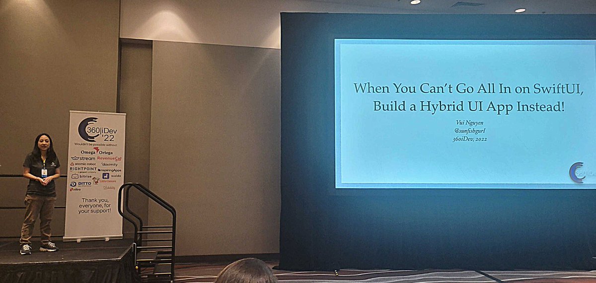 atomic_robot's tweet photo. Amazing job today @sunfishgurl on your talk on Building a HybridUI App @360iDev!
#iOS #Conference #iosdev #RockStar https://t.co/SB3rf8wJym