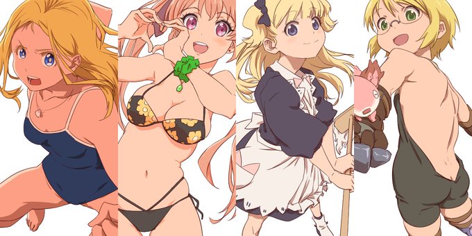 またはみ出してしまった。今期アニメで16枚 #今月描いた絵を晒そう 