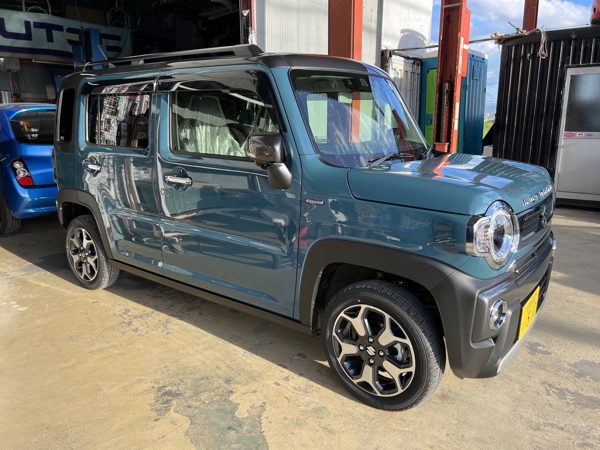 RYU_KYOTO_'s tweet photo. 昨日、やっと納車されましたぁ〜❗️（喜）🙌😃

昨日は車を取りに、いつもの奈良の車屋さんまで近鉄電車を使って行って来ました

帰りは新車での試走❗️👍
いろんな機能が付いていて、まだ全て把握出来てませんが、ぼちぼち楽しみながら覚えて行きます

＃ハスラー
＃J_STYLE https://t.co/xk7LZzAq79