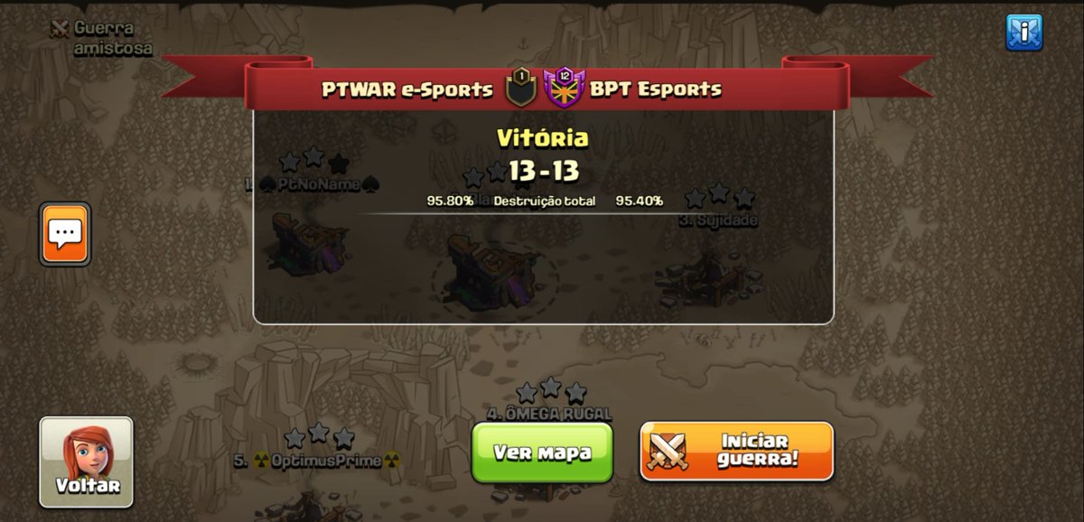 What an amazing war 🔥🔥
We are now in the semi finals for the @wizardcupcoc 👊

Thank you <a href="/Aries__Gaming/">Aries</a> for the stream 👌 and GG to <a href="/EsportsBPT/">B.P.T. Esports</a> 👊

Triples:
⭐⭐⭐ <a href="/BlancTuga/">Blanc-tuga</a>
⭐⭐⭐ <a href="/PtNoName_PTWAR/">PtNoName</a>
⭐⭐⭐ <a href="/RafaelAsanome/">Rafael Asanome</a>