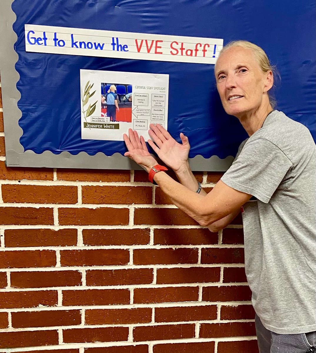 EanesSupt's tweet photo. Jennifer White, campus TA @VVEcardinals is also a college &amp; high school basketball referee. She played and coached for three NCAA National championship teams at Louisiana Tech in the 1980s. But today her dancing, infectious sense of humor and optimism exemplify fun @EanesISD https://t.co/hgl30mSDGr
