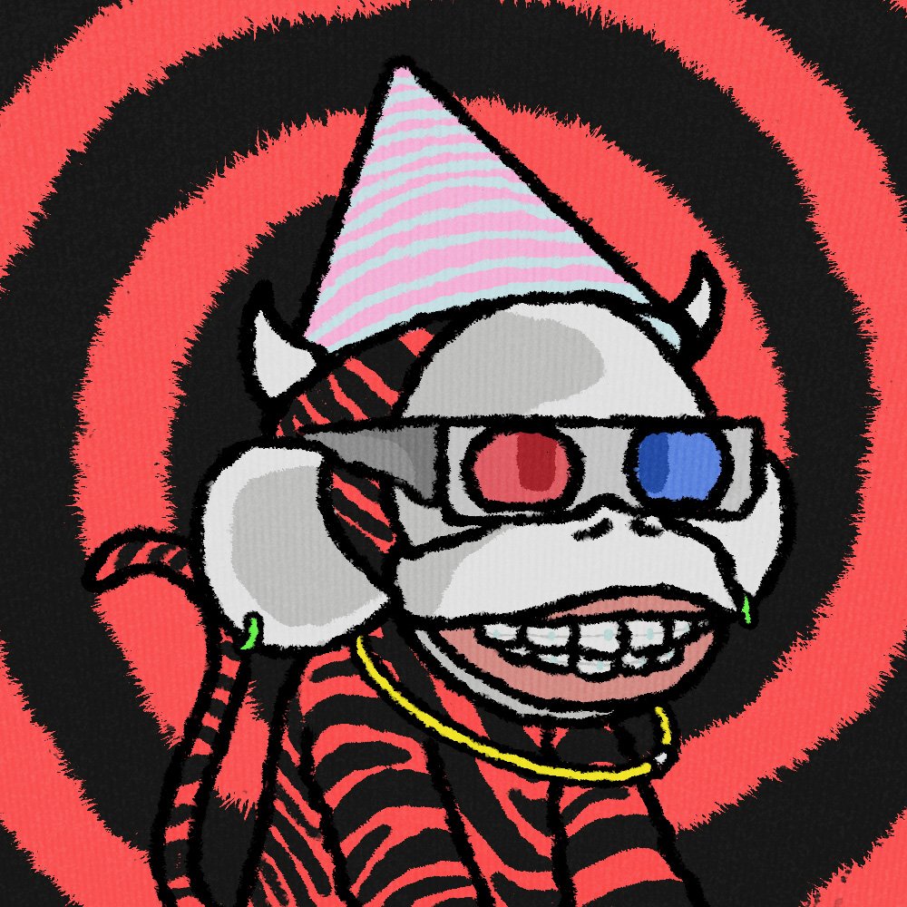 Finally got my <a href="/MonkeRejects/">Rejects</a> bluntified from <a href="/BluntDegensNFT/">Blunt degens club | 🅱️</a> 🤘🤘ngl these guys been grinding hard, making 1/1 left n right! They stay building, can't wait for their new collection!