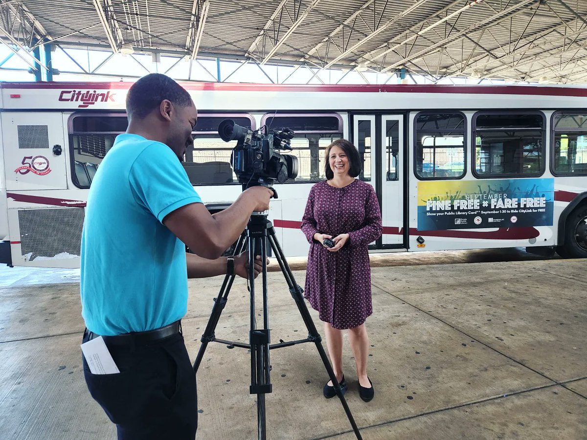 FondulacLibrary's tweet photo. Fine Free + Fare Free kicked off this morning! This partnership with @CityLinkPeoria, @PeoPubLibrary, @pekinlibrary, and Peoria Heights Public Library provides FREE bus fare to patrons who show their library cards during September. https://t.co/C0p9Q731Fr #LibraryCardSignUpMonth https://t.co/o8Oy6J6HdF
