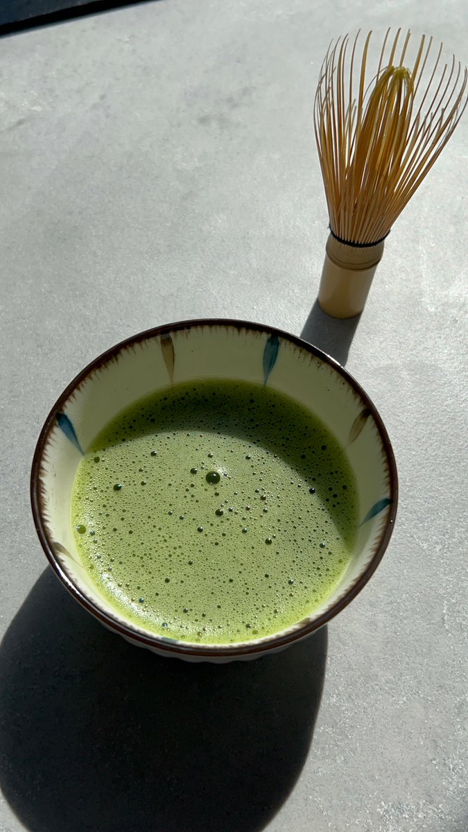 Taking a matcha moment 🍵