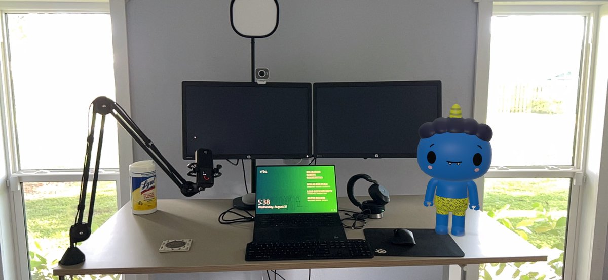 TrentETH's tweet photo. @fRiENDSiES_Ai Trying to finish work and this party animal showed up https://t.co/UhHMuzfoR9