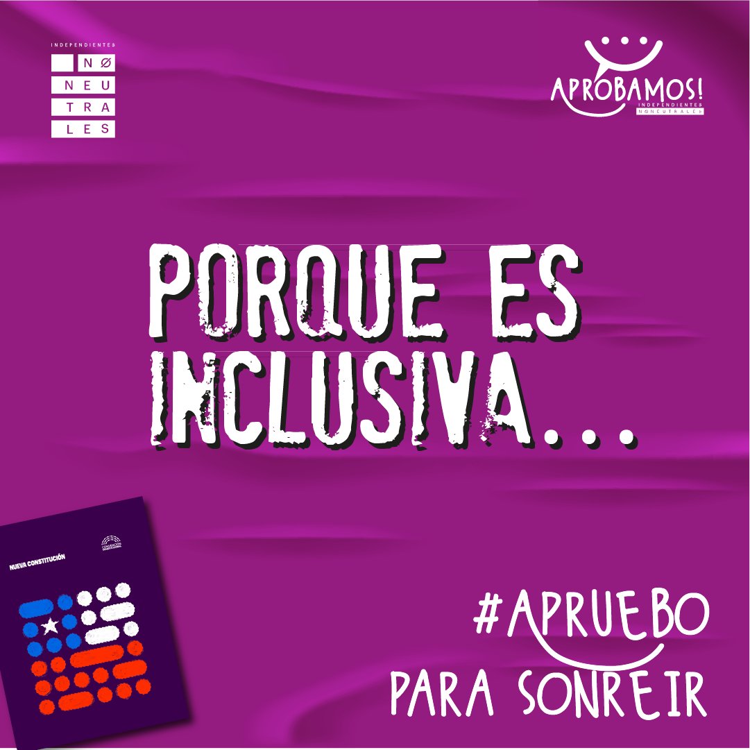 El texto, en variados artículos, menciona y reconoce a todos los grupos históricamente excluidos (niños, niñas y adolescente 👦🏻, personas mayores 👵🏼 y personas con discapacidad ♿), acoge a las disidencias sexuales 🌈 y es paritaria  … ¡estamos contentxs y sonreímos! 😊