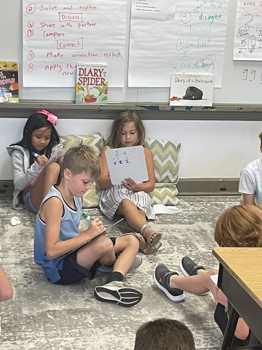 Third-grade fact fluency fun with partners. #d96inspires