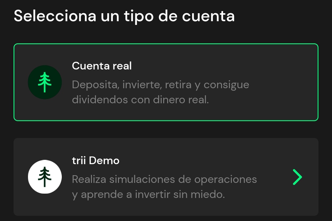 No sé por qué <a href="/somostrii/">trii</a> <a href="/CarlosGuayara/">Carlos Guayara</a> no le han hecho más ruido a esto! Ahora en trii pueden invertir en demo y entender a través de la práctica simulada cómo funciona el mercado Colombiano. 

Quizá no sea el mejor momento del mercado pero siempre es buen momento para aprender