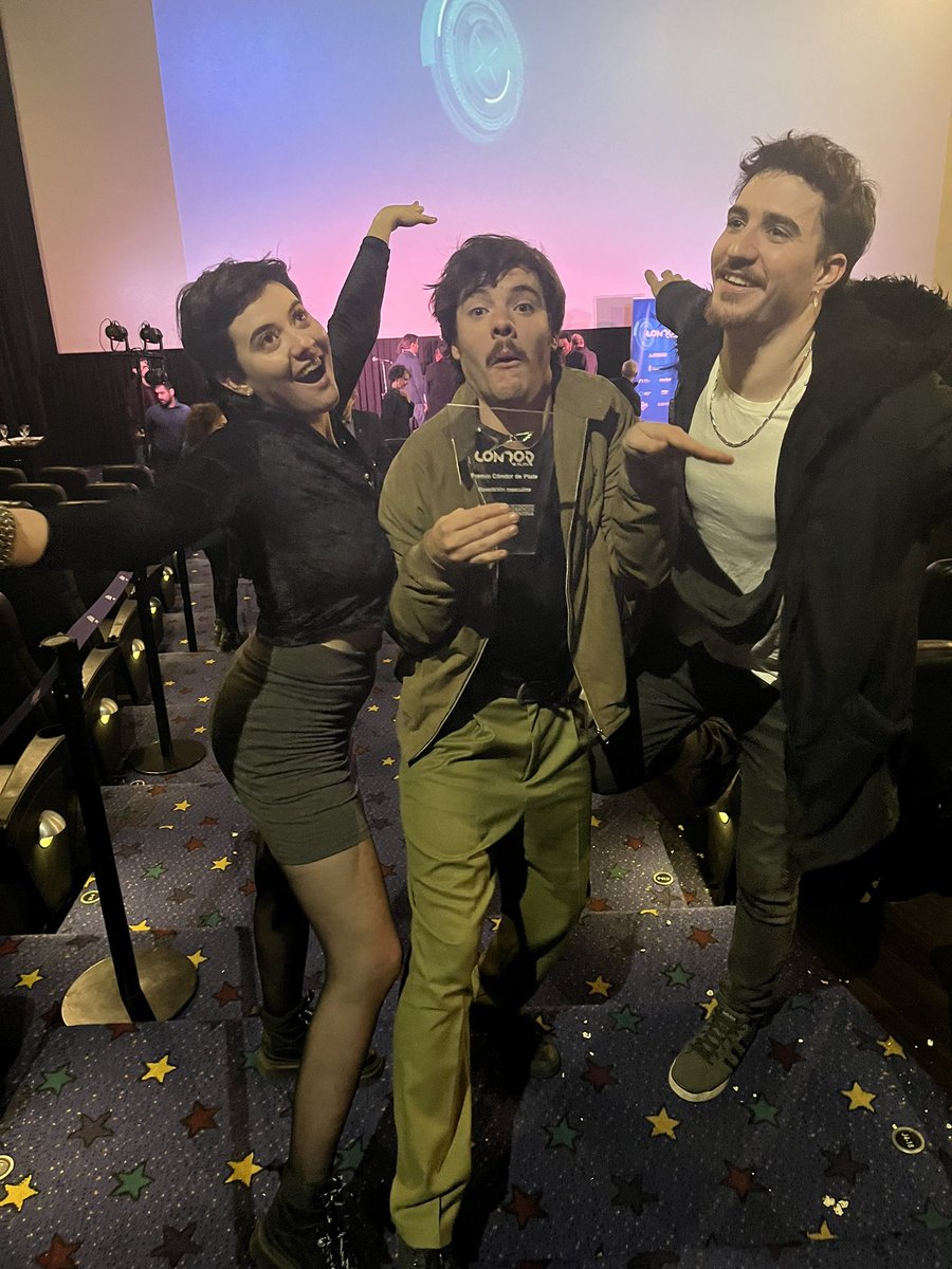tatoqd's tweet photo. GRACIAS @ACCA_ok por entregarme el premio #CondorDePlata revelación masculina por #YoAdolescente
¡Aguante el cine argentino! SÍ a la ley de No Caducidad de fondos. Sí al cine en nuestro país #NoAlApagonCultural https://t.co/kKspT6Vrko