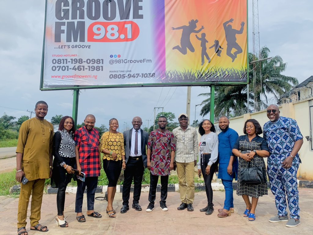 maryyoungstv's tweet photo. Imo State Radio and Television Presenters ( AIRTP)
As Imo OAPs begin visitation to various FM and Tv Stations in the state ahead of on coming 1st Anniversary/Media Week.
#HeartlandFm
#GlobalFm
#GrooveFm 
#maryyoungstv
were visited Wednesday ,31st August. https://t.co/ua4IMmcr5K