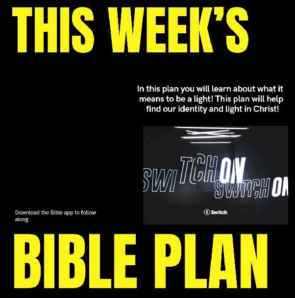 FHSU_FCA's tweet photo. This week's Bible Plan: Switch On

https://t.co/KEMNUi5lyq

We believe getting into God's word is an important aspect in growing our faith. Join us this week as we dive into this plan!! https://t.co/U9AAcWou4l