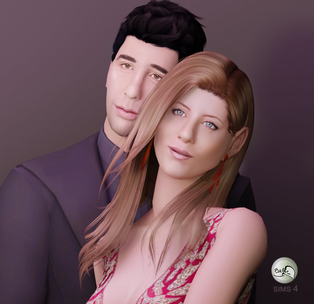 BA_kalia's tweet photo. ®️+®️=💘

#rachel #ross #jenniferaniston #davidschwimmer #friends #sims4 https://t.co/RvcoxWsYMA