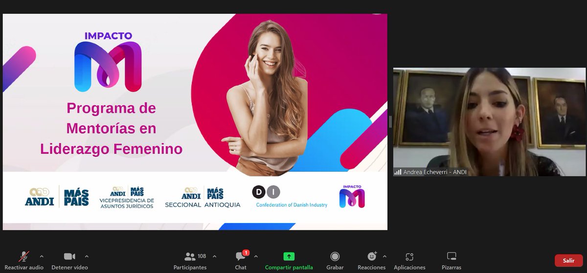 AlejoOlaya's tweet photo. En @ANDI_Antioquia estamos felices con el lanzamiento de #ImpactoM programa de mentorías en liderazgo femenino con el acompañamiento @DanskIndustri el aporte metodológico @Avon_Colombia y gestión conocimiento @ManpowerGroupCO ! https://t.co/EvVn5ERXWD