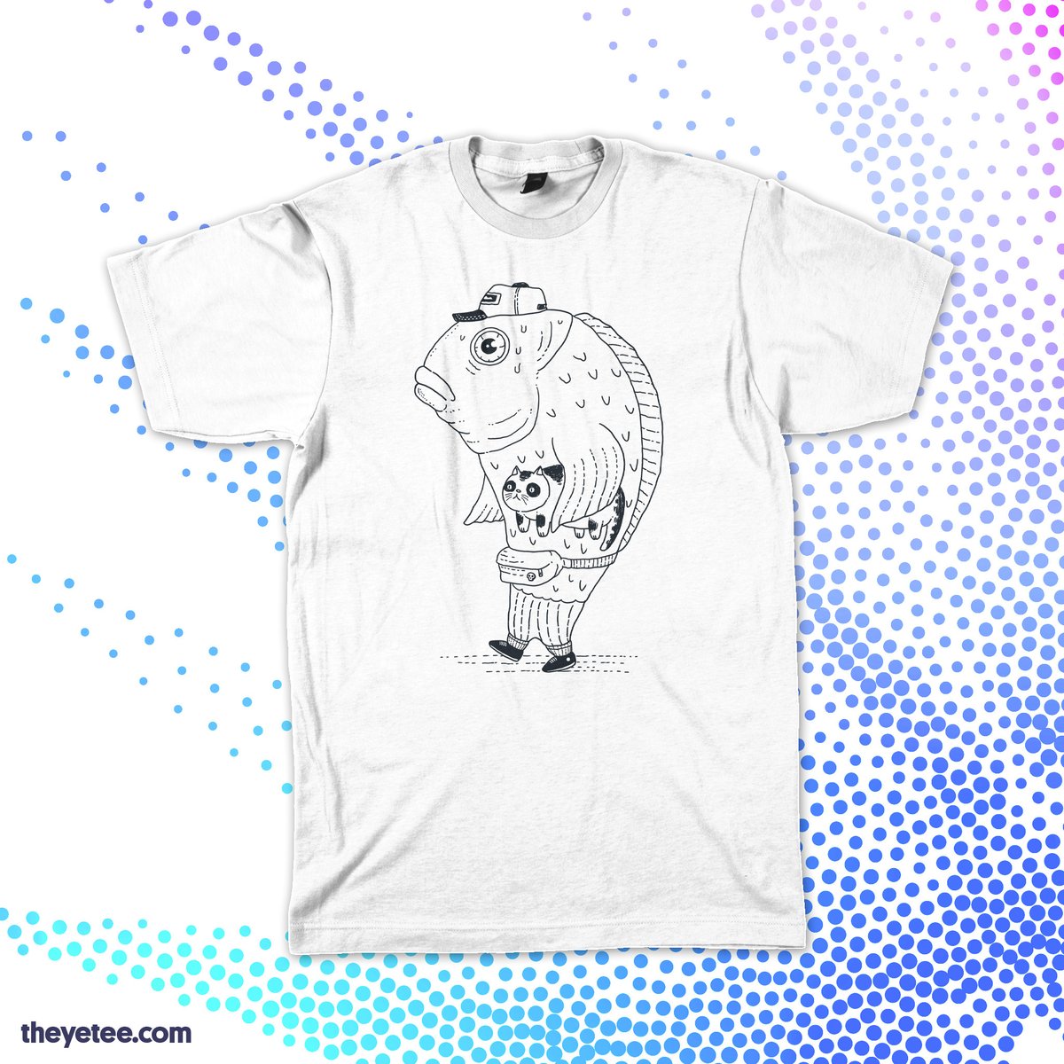 That cat had better have gills or that fish had better have lungs, or else when they home... oh boy! Designed by @pigboomart https://t.co/Bj6qFOGKSl