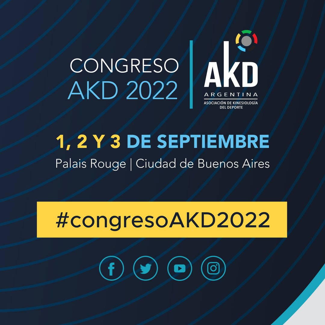 》》》 MAÑANA!⏳️

13° Congreso Argentino de Kinesiología del Deporte

👉 Usá el hashtag
#congresoakd2022
para compartir en tus redes!

El gran reencuentro de la Kinesiología del Deporte!

#kinesiologíadeldeporte #AKDsumate