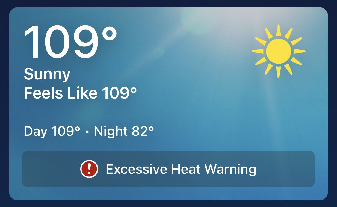 leahfernt's tweet photo. It’s wild how different the temps are on the coast versus a few miles inland… 75 in the South Bay, 109 in SFV! https://t.co/RMKC5L9smn