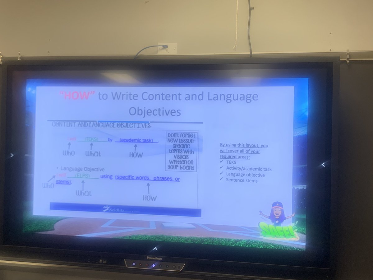 LybargerK's tweet photo. Content and Language Objectives are being created at @PESNEWSFLASH in @LamarCISD today!  @Dr_RNivens @marlonwaites @mgmartinez2011 #thehowandwhy https://t.co/O4jQiW7xY9