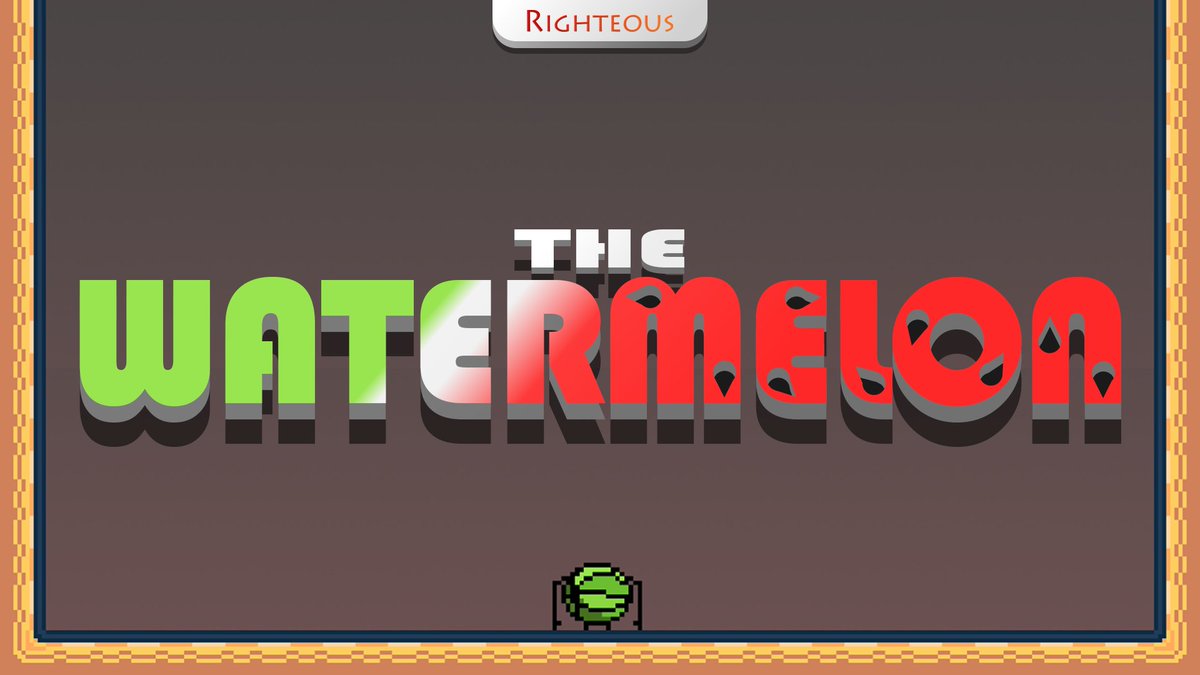 RighteousCom's tweet photo. @Ajo1322 We are working on a 2D puzzle-platformer game called The Watermelon. https://t.co/i12ShqoG7v