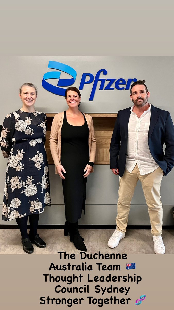 The Duchenne Australia team attended the “Thought leadership Council” sponsored by Pfizer and conducted by WeHumaniseHealth in Sydney. The aim of the council is to ensure fast and equitable access to emerging therapies for those living with Duchenne <a href="/DuchenneAus/">Duchenne Australia</a> <a href="/klair_bayley/">Klair Bayley</a>