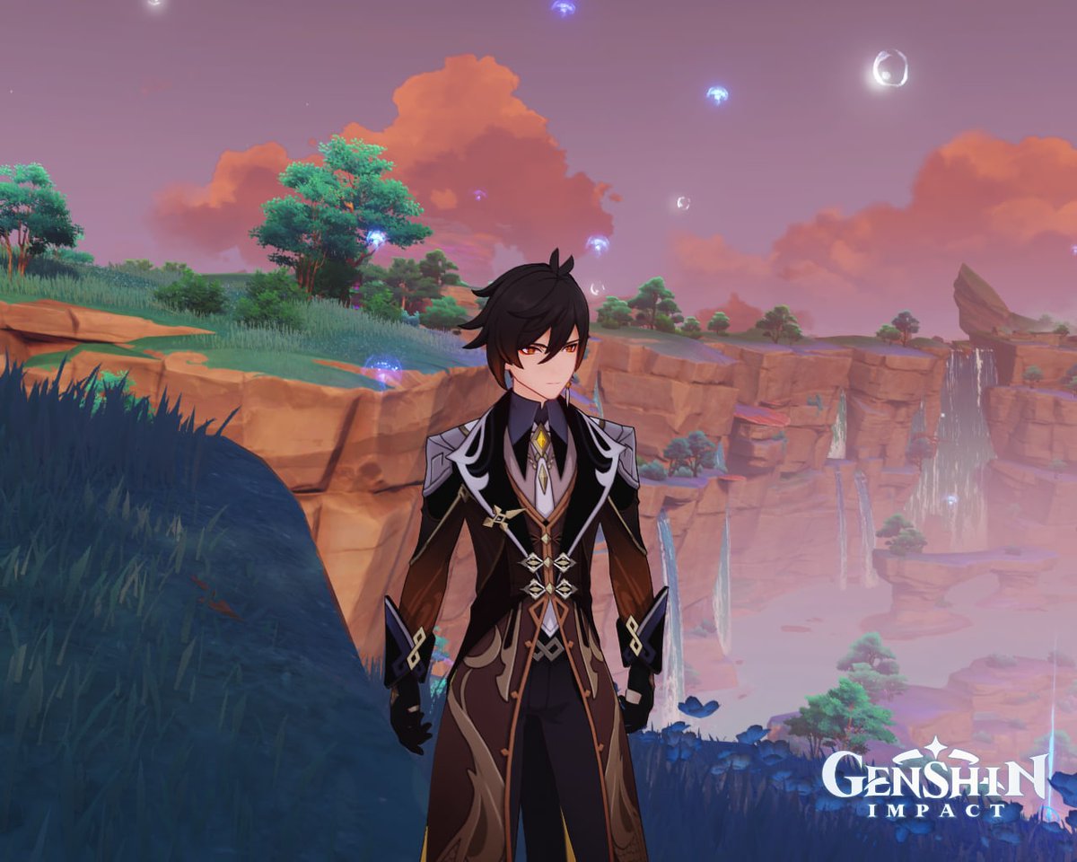 / это я показываю Тейват Чжун Ли зная, что он его видел..