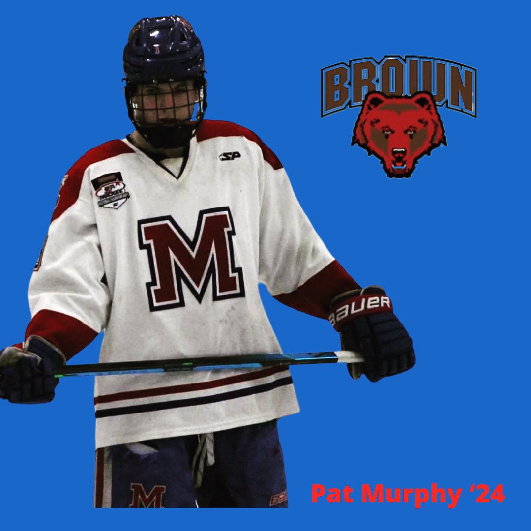 Jr Mounties (@risaintmshockey) on Twitter photo Congratulations to four year forward Pat Murphy on his commitment to <a href="/BrownU_MHockey/">Brown Men's Hockey</a>! #MountUp Congratulations to four year forward Pat Murphy on his commitment to <a href="/BrownU_MHockey/">Brown Men's Hockey</a>! #MountUp