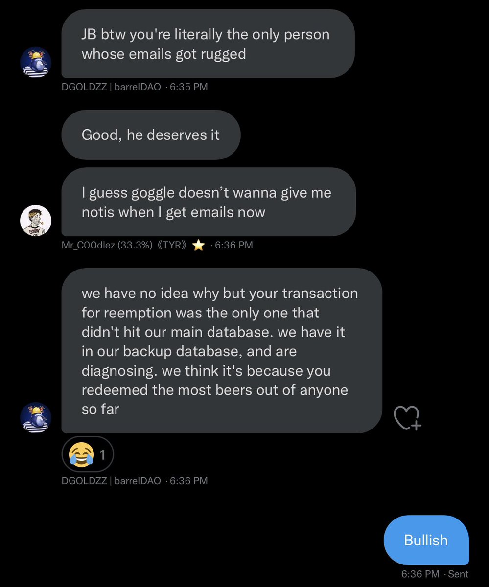 Chief Shoey Officer reporting for duty 🫡

<a href="/barrelDAO/">barrelDAO (🫡 , 🍻)</a>