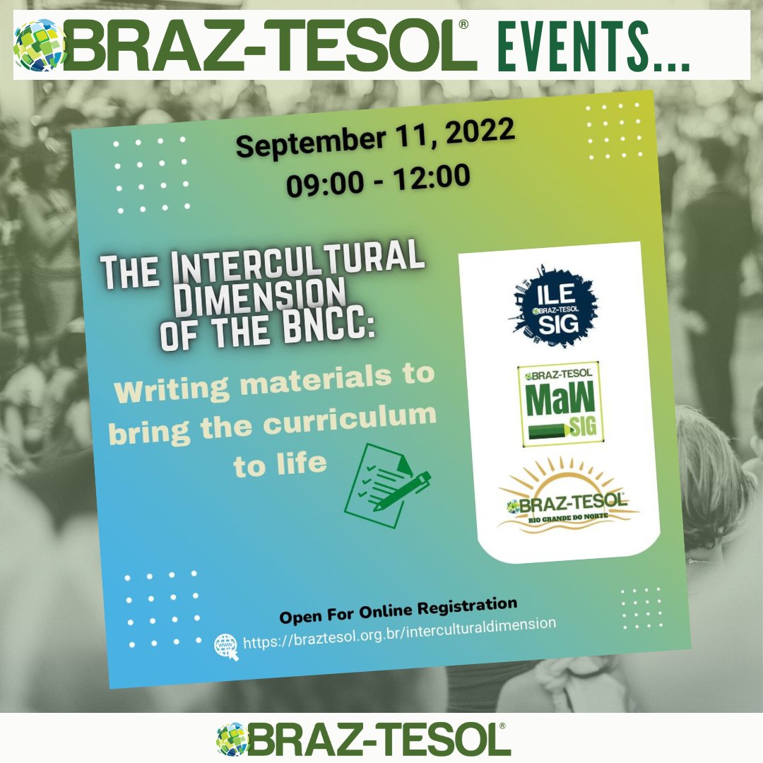 braztesol's tweet photo. Look at all of these great BRAZ-TESOL events coming up in September - all free to our members! (1/2) https://t.co/OJK2CEgue8