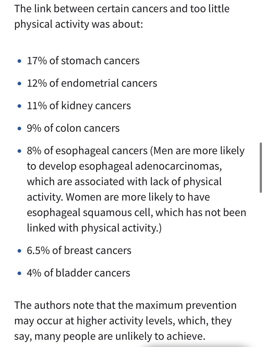 Yet again, the best thing you can to is exercise (this time to prevent cancer).