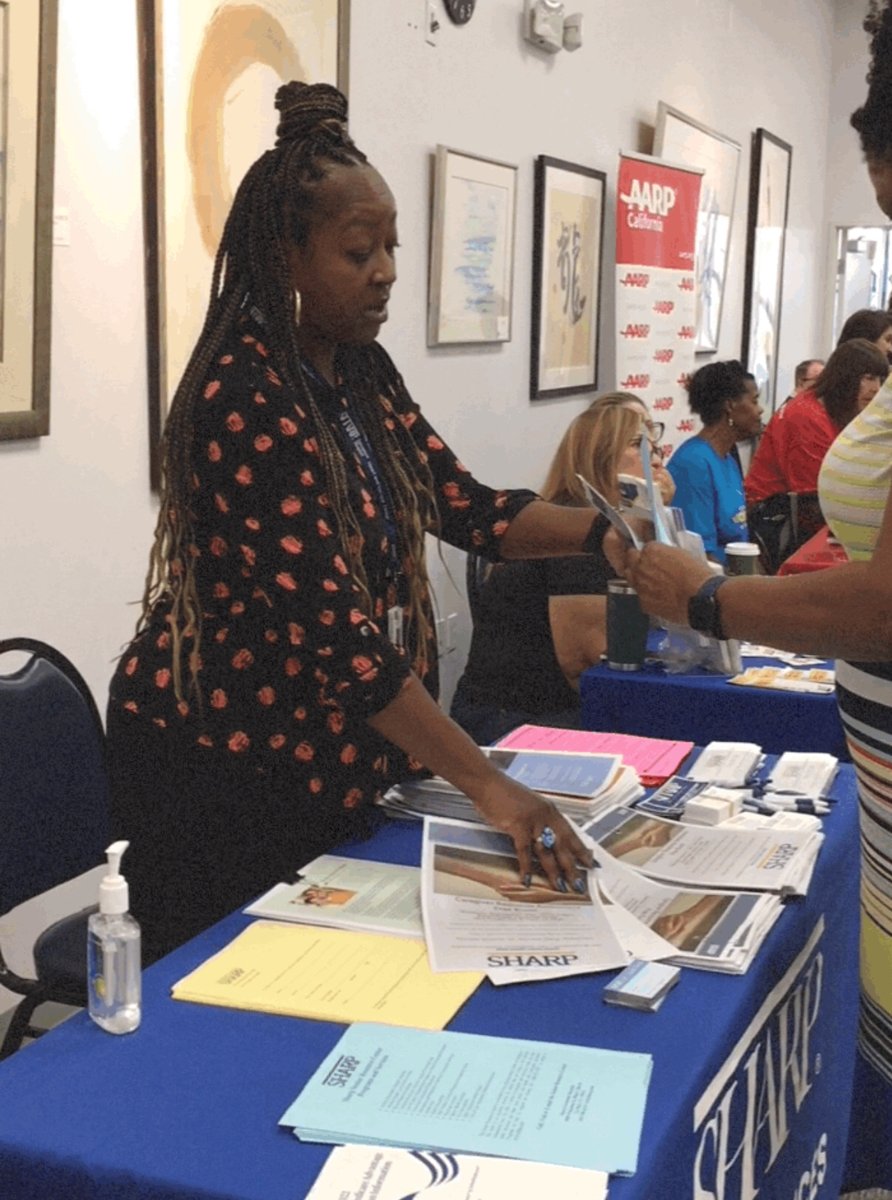 OasisSanDiego's tweet image. A big thank you to the team @sharphealthcare for bringing the Senior Resources Center to Oasis! We&apos;re truly grateful for the in person #TheSharpExperience 👍