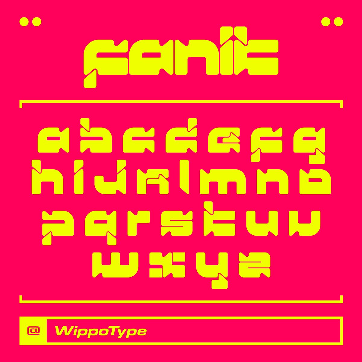 WippoType's tweet photo. NEW FONT ALERT!

“FANIT” JUST DROPPED!

20% OFF in the next 24 HOURS!

(link in the comments) https://t.co/dOkV7v95n7