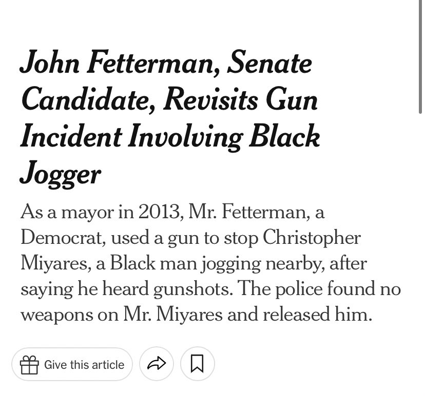 Chuck Ross on Twitter "Lol. NYT reporter who accepts Fetterman framing