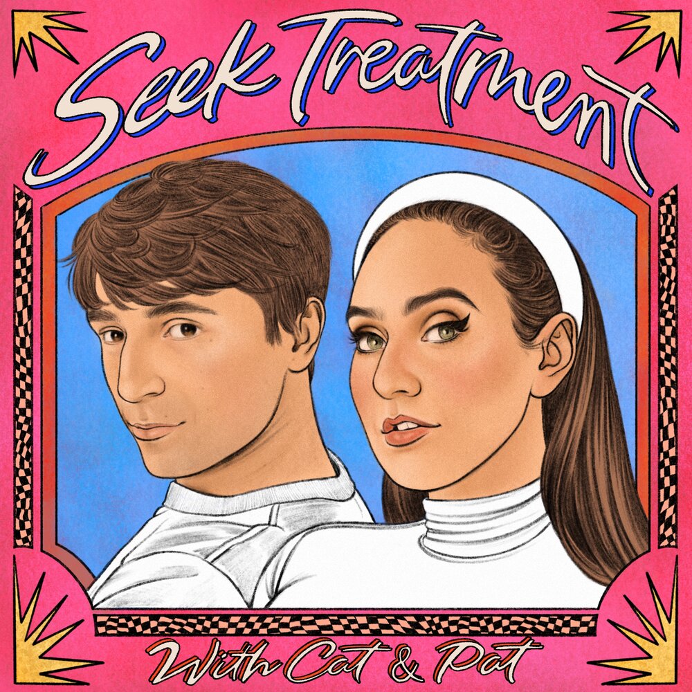 MON 9/19: Seek Treatment, the playful, fun, and flirty podcast where beloved & criminally under-famous comedians @catcohen and @poregan talk about 'boys, sex, dating, and love,' returns to The Bell House! 

Tickets are going quick!
🎟: bit.ly/3Ro1X7E