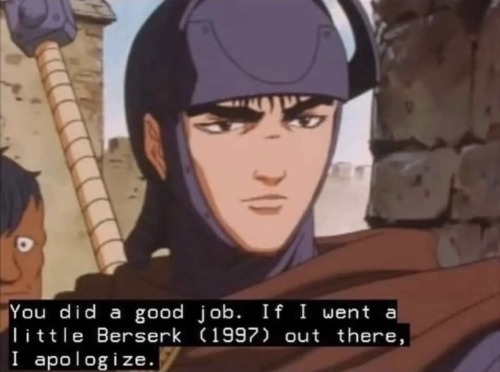 aquila 🍉 on X: berserk 1997 is finally coming to netflix time to break  out this image  / X