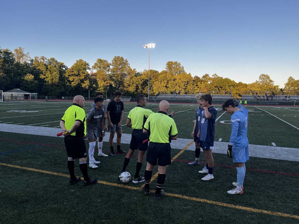 Getting some preseason scouting in by watching some of the best teams in North Jersey compete tonight in a preseason friendly. Ramapo and Pingry about to get underway. <a href="/ramapo_s/">Ramapo Men's Soccer</a> <a href="/PingrySoccer/">Pingry Soccer</a>