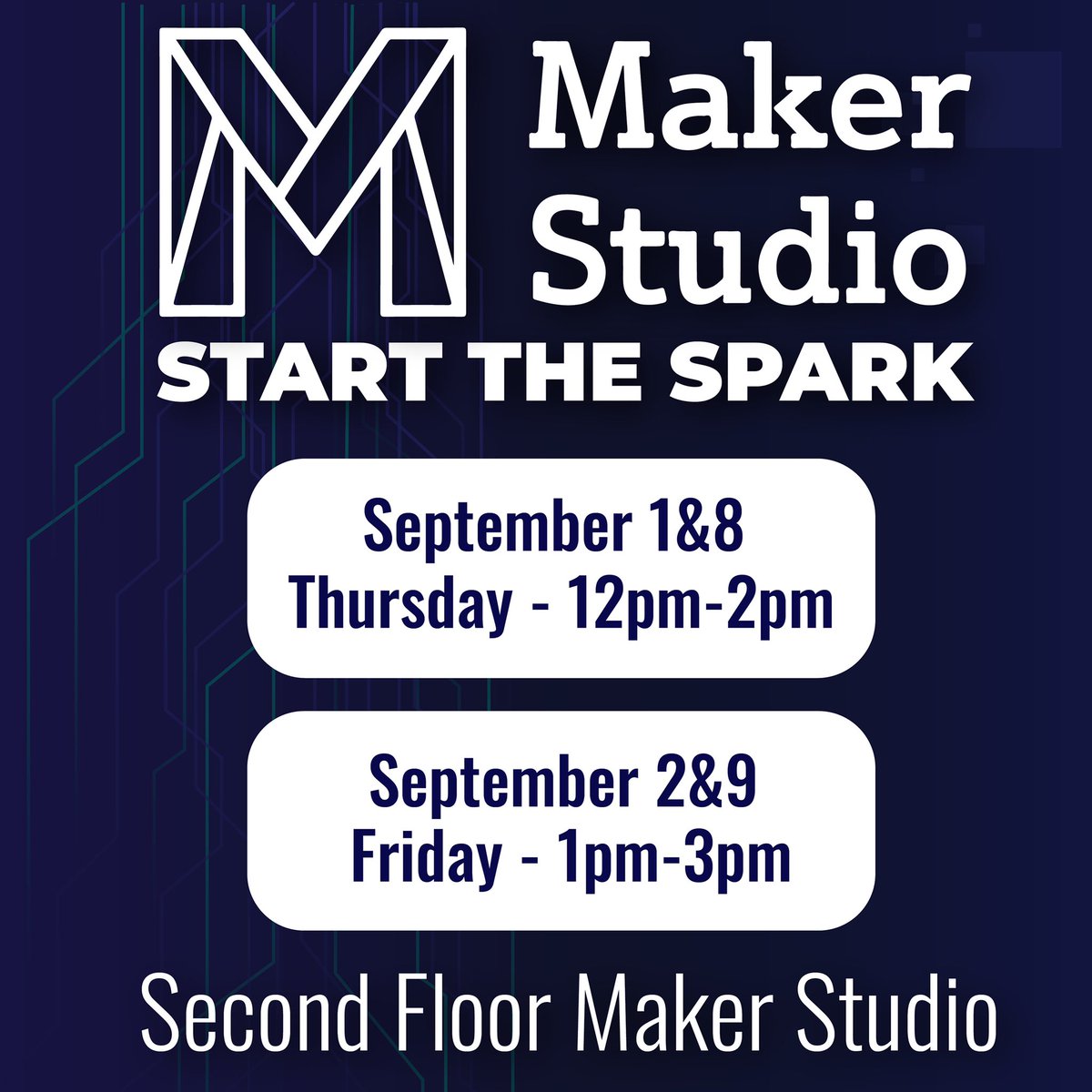 siilcpp's tweet image. Hope everyone’s having a wonderful start of the semester! The Maker Studio will be hosting button making, laser cutting, 3D printing demonstrations, kitten plush sewing, and Nintendo switch free play.

Drop by the second floor of the library!

#cpp #makerstudio #calpolypomona