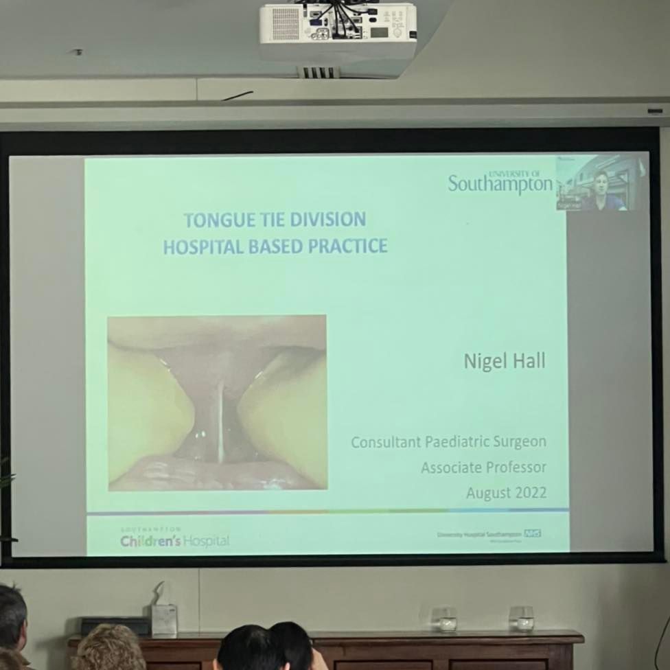 astlitau's tweet photo. UK Hospital based tongue tie division:
- “is the treatment we’re providing effective or not?” An audit of which outcomes are most important to Mothers about tongue tie division. 

Mr Nigel Hall, Consultant Paediatric and Neonatal Surgeon, Southampton, UK

#astlit2022 https://t.co/TCViJyqPrc