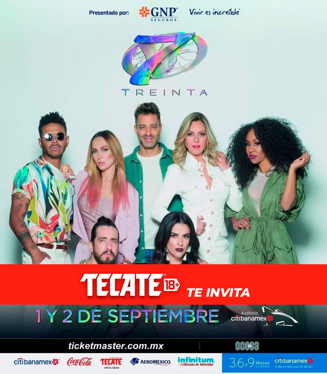 🛑 GANA tú pase doble para ver a #OV7 éste viernes, <a href="/CervezaTecate/">Cerveza Tecate</a> te invita 🛑

Para participar sólo:
1) RT + FOLLOW
2) Entra aquí: bit.ly/3Tvr7TB