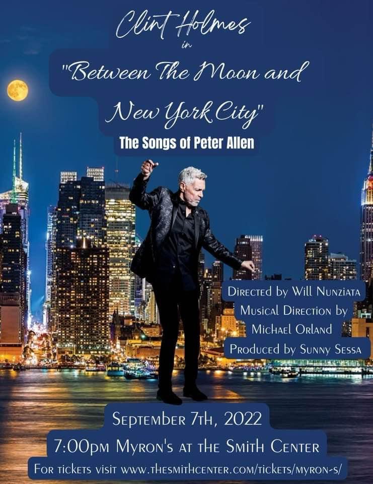 DangerousDeb's tweet photo. #broadwayworld #PeterAllen #theater #ClintHolmes #Myrons #TheSmithCenter #songs #hitmaker
Las Vegas headliner Clint Holmes will perform Between the Moon and New York City: The Songs of Peter Allan @SmithCenterLV Sept. 7. Read @BroadwayWorld
https://t.co/pvOBas2vdP https://t.co/PEPND1Tyf9