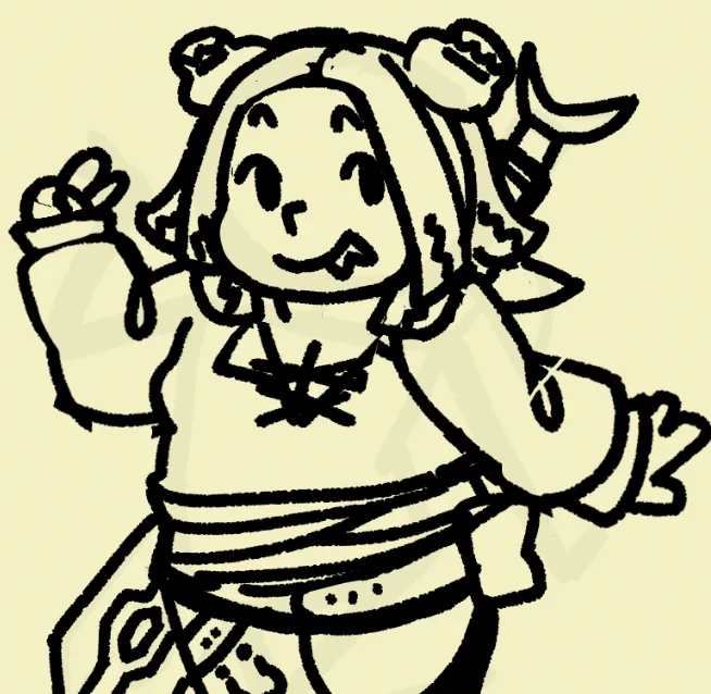 THIS IS CUTE idr why i ditched this one i think it was for an artfight ref 