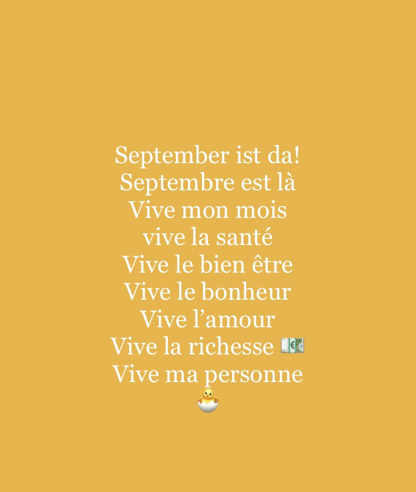KamikaAnne's tweet photo. Que vive Septembre
Le mois où j‘amasse beaucoup d‘argent 😀
#2KA https://t.co/AIqHhck3EP