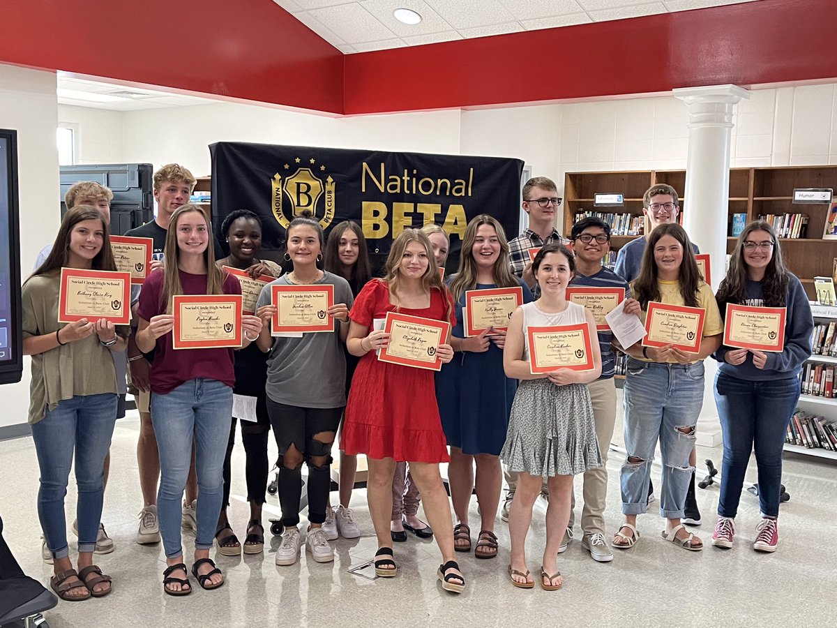 SCHSBetaClub1's tweet photo. Congratulations to our newest Beta inductees! These students have exemplified hard work and service in their high school careers thus far. We look forward to having them join our club and represent us and our school well! SCAllin @SCCschools https://t.co/kL0lb5lrL9