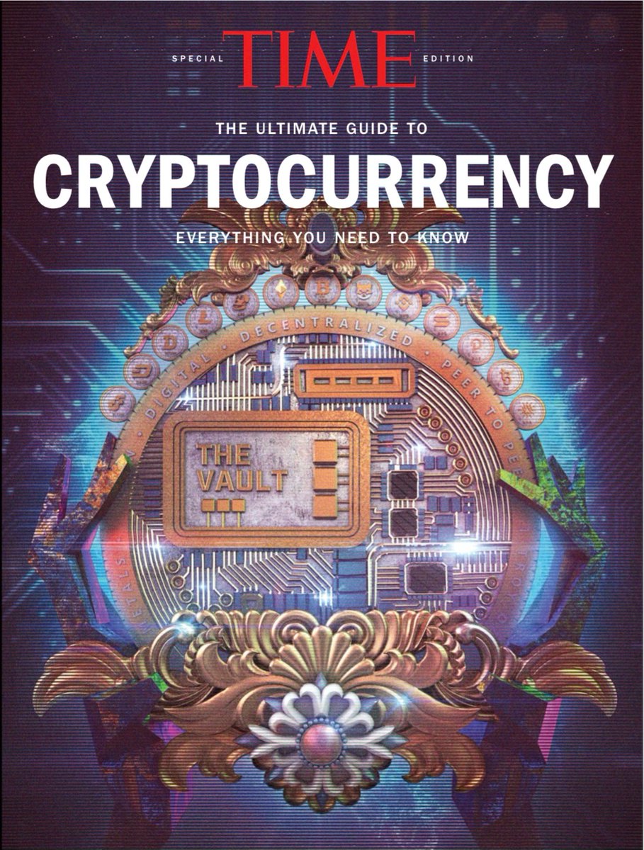 TIMEPieces's tweet photo. It is with great pleasure that we share with you the brilliance of TIMEPieces Artist, @MGO_GLKTKO, who created the cover for @TIME's upcoming bookazine, "The Ultimate Guide to Cryptocurrency" - which will be available on Sept. 6th! https://t.co/F0LuUNSbtY