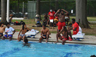 NO BETTER WAY TO END CAMP AND GET READY FOR GAME WEEK THAN WITH A POOL PARTY!