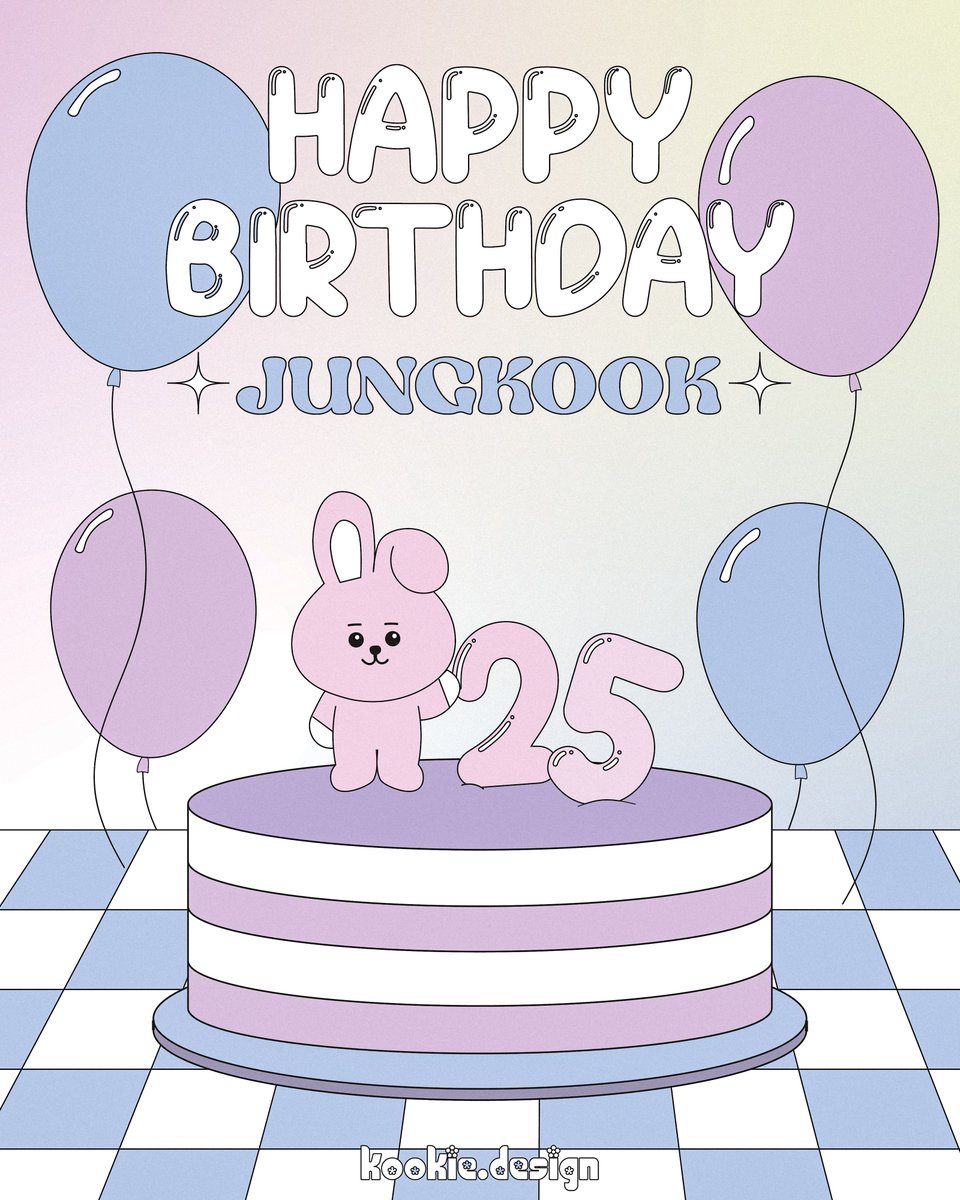 kookie_design's tweet photo. Happy Birthday Jungkook! 🤗💜
Be always the sunshine that warm our hearts!💜 We love you! 💜

#JUNGKOOKDAY #jungkookbirthday #JungKook #GoldenMaknae #btsedits #jungkookedit #fanart #gvfxarmy @gvfxarmy https://t.co/ugSRwtriHp