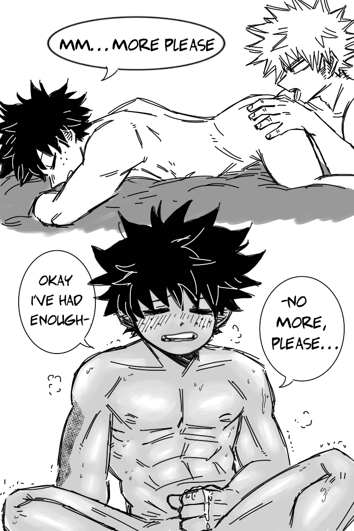 bakuverde's tweet photo. k heres the nsfw ideas i had for the 'please' prompt, i guess i see kacchan as a guy who caters to his bf's every whim, and deku as a guy who is kind of all over the place but at least he has some manners lol https://t.co/XnNVM64Frw